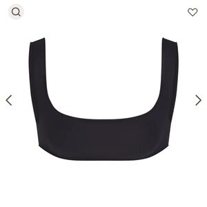 SKIMS NWOT raw edge bra top